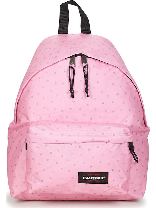 Eastpak Padded Pak'r Tribe Rocks School Bag Backpack Junior High-High School in Pink color 24lt