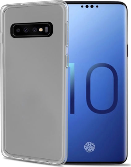 Celly Gelskin Back Cover Silicone Transparent (Galaxy S10+)