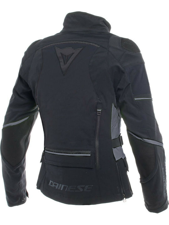 Dainese Carve Master 2 Lady Gore-Tex Winter Damen Motorradjacke Wasserdicht Black/Black/Ebony