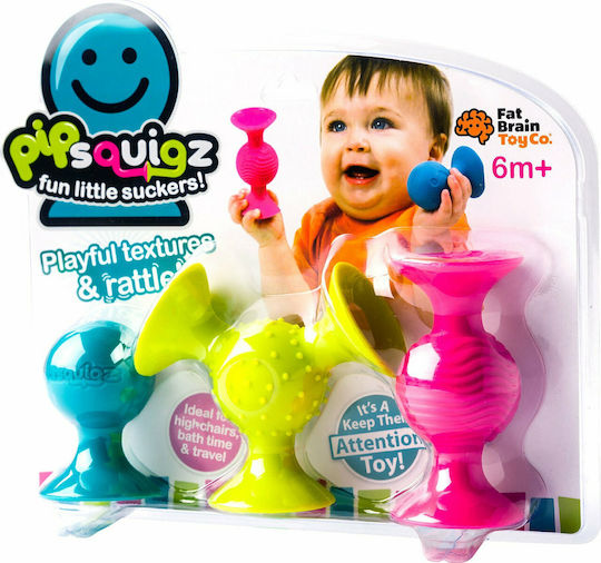 Fat Brain Toys Βρεφικό Παιχνίδι Pipsquigz για 6+ Μηνών