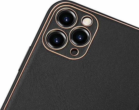 Dux Ducis Yolo Series Back Cover Δερματίνης Μαύρο (iPhone 12 / 12 Pro)