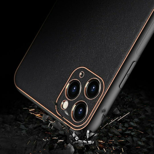 Dux Ducis Yolo Series Back Cover Δερματίνης Μαύρο (iPhone 12 / 12 Pro)