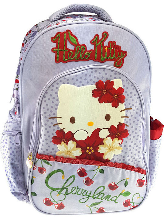 Hello Kitty Schulrucksack Für Mädchen – Kunstleder, 40,6 X 30,5 X 12,7 Cm, Mit Wasserflasche & Aufklebern