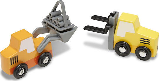 Melissa & Doug Construction Site Σετ Αυτοκινητάκια για 3+ Ετών