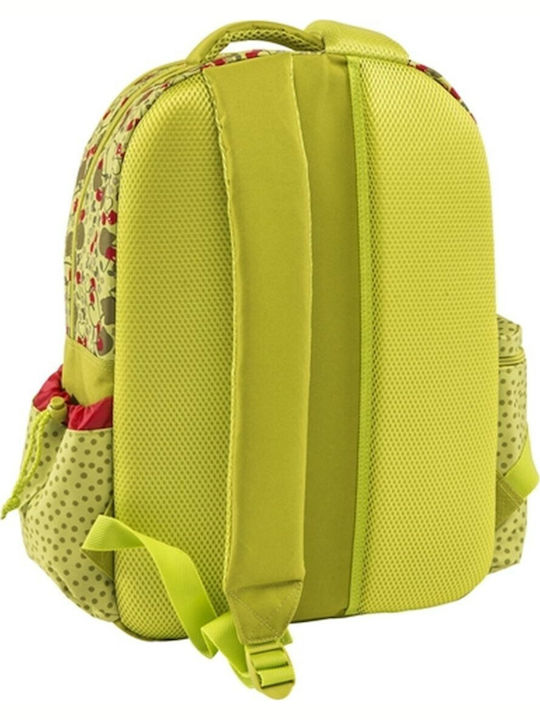 Graffiti Hello Kitty School Bag Backpack Elementary, Elementary in Green color