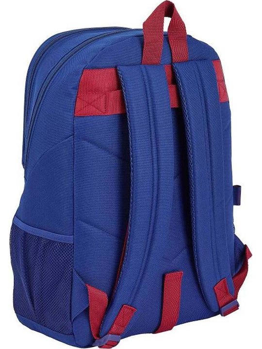 Safta Barcelona School Bag Backpack Junior High-High School in Blue color