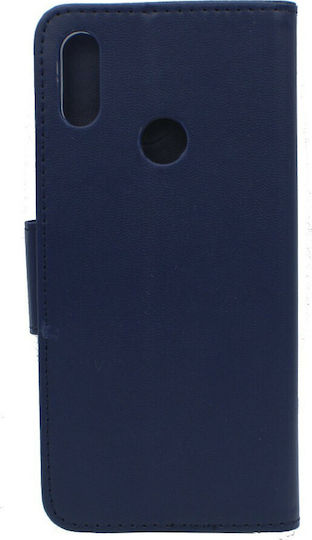 Book Δερματίνης Μπλε (Redmi Note 7 / 7 Pro)