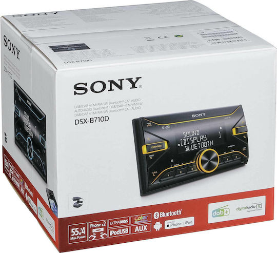 Sony Ηχοσύστημα Αυτοκινήτου 2DIN (Bluetooth/USB/AUX)