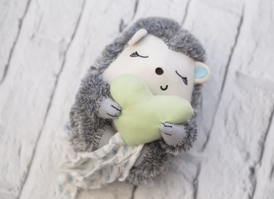 Summer Infant Schlafspielzeug Little Heartbeats Soother Hedgehog aus Stoff mit weißen Klängen für 0++ Monate