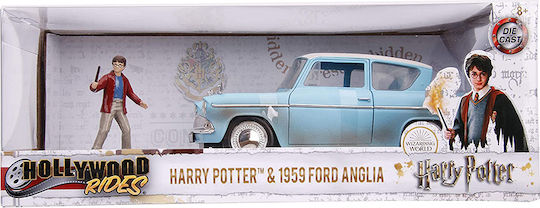 Dickie Harry Potter & 1959 Ford Anglia Toy Car Scale 1:24 for 8+ Years