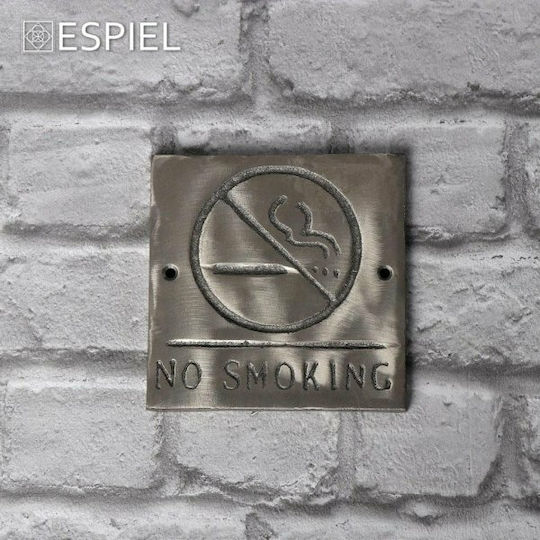 Espiel Schild "Verboten Rauchen " 13.5x13.5cm