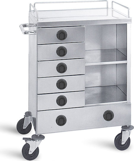 +DM Masă pe Roți Nursing L70xl50xH100cm D-27