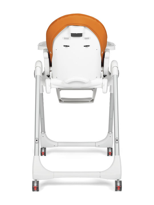 Peg Perego Prima Pappa Follow Me Αναδιπλούμενο Καρεκλάκι Φαγητού με Ρυθμιζόμενο Ύψος Μαύρο