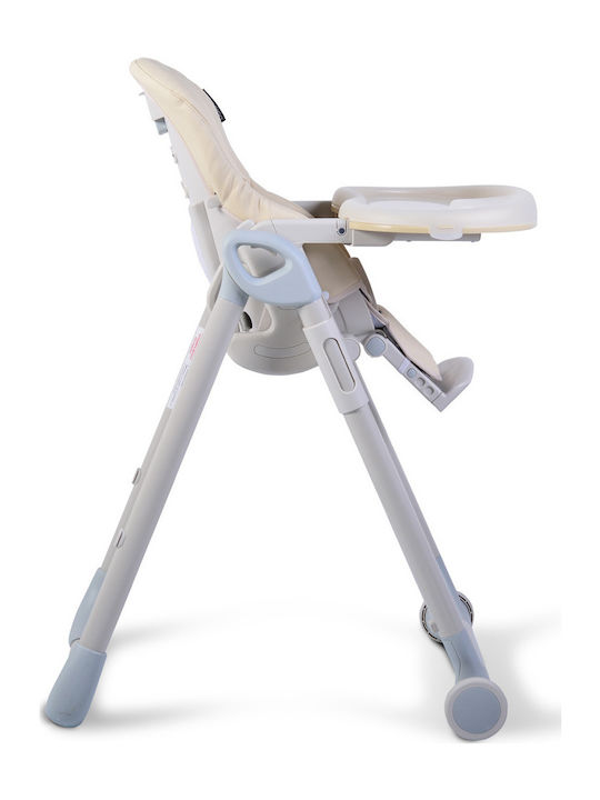 Cangaroo I Eat Foldable Baby Highchair with Adjustable Height Blue