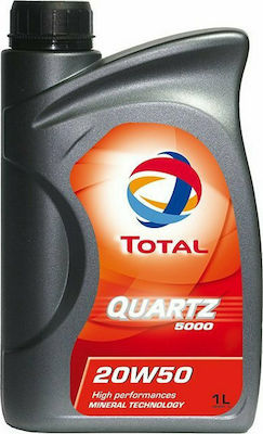 Total Quartz 5000 Car Lubricant 20W-50 1lt