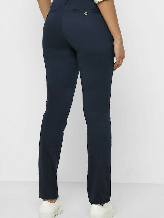 Gant Damen Chino Hose Blau