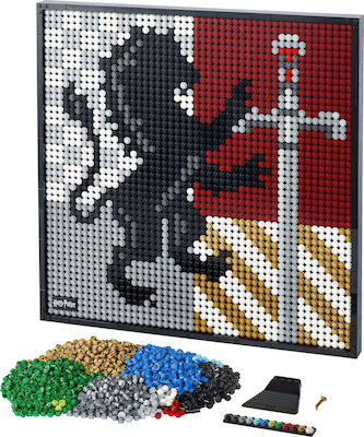 Lego Harry Potter Hogwarts Crests Poster for 18+ Years Old