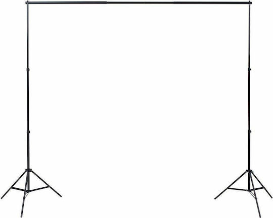 vidaXL Studio with 5 Colored Backgrounds & Adjustable Support Stand Photography Backdrop Fabric 300x1600cm Multicolour