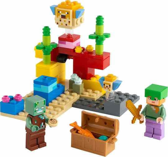 LEGO Minecraft The Coral Reef für 7+ Jahre