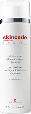 Skincode Мицеларна вода Почистване Micellar Water All-In-One Cleanser 200мл