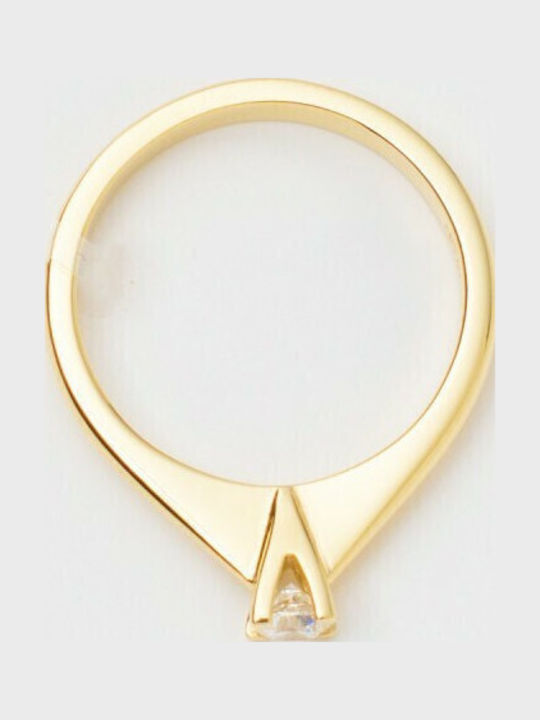 Diamond Jools LR335 Single Stone Ring Made of 18K Gold Diamond Jools LR335 Single Stone Ring Made of 18K Gold
