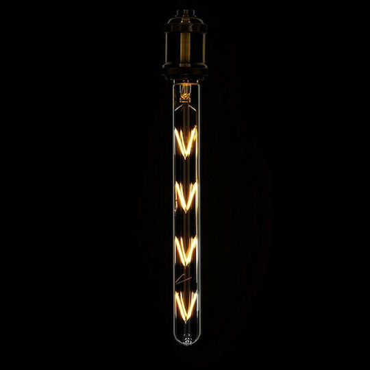 GloboStar Λάμπα LED 8W 300mm για Ντουί E27 και Σχήμα T30 Θερμό Λευκό 880lm Dimmable