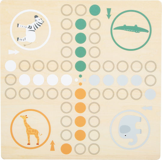 Board Game Ludo Safari for 4 Players 4+ Years Old (EN) Small Foot