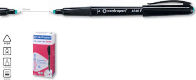 Centropen 4616 Μαρκαδόρος για CD/DVD 0.6mm Μαύρος