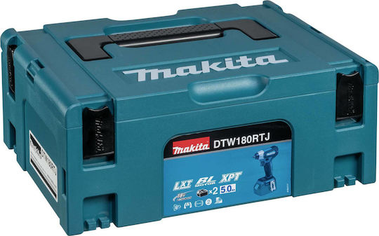Makita DTW180RTJ Brushless Schlagschrauber Akku 18V 2x5Ah mit Aufnahme 3/8"