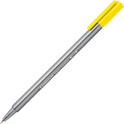 Staedtler Fineliner 334 Triplus Design Marker 0.3mm Yellow