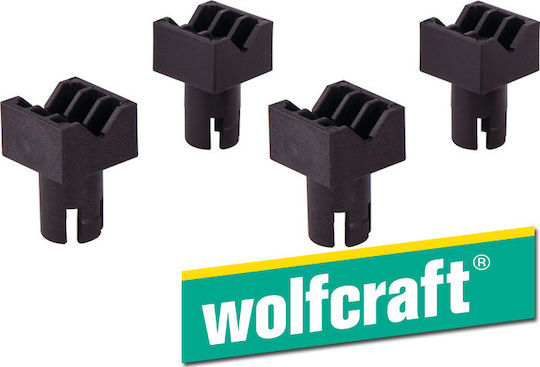 Wolfcraft Accesorii de Menghină Fălci de strângere pentru bancuri de lucru 6172000 4buc