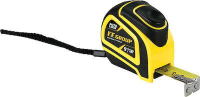 F.F. Group Imperial Tape Measure with Auto-Rewind 16mm x 3m