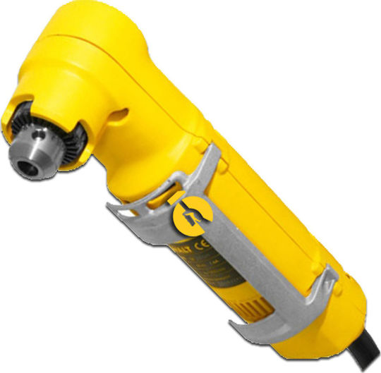 DEWALT Γωνιακό Δράπανο 350W με Κλειδί Τσοκ