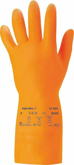 Ansell AlphaTec® 87-955 Gloves for Work Orange