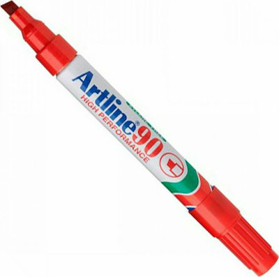 Artline 90 Permanent Marker 5mm Red