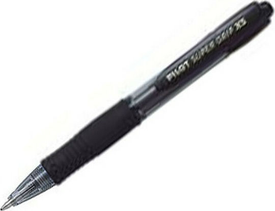 Pilot Super Grip Pixie Pen Gel 1mm Black with Black Ink 12pcs