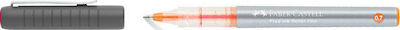 Faber-Castell Free Ink Roller Fine Pen Rollerball 0.7mm with Orange Ink 348115