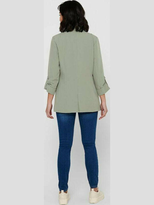 Only Long Women's Blazer Green