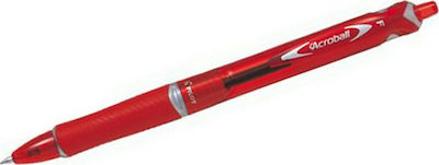 Pilot Στυλό Ballpoint 0.7mm με Κόκκινο Mελάνι Acroball Begreen Red