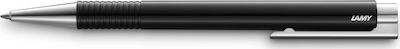 Lamy Logo M+ 204 Pen Ballpoint with Blue Ink Black