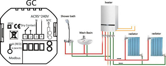 BHT-002-GC Digital Thermostat with Touch Screen