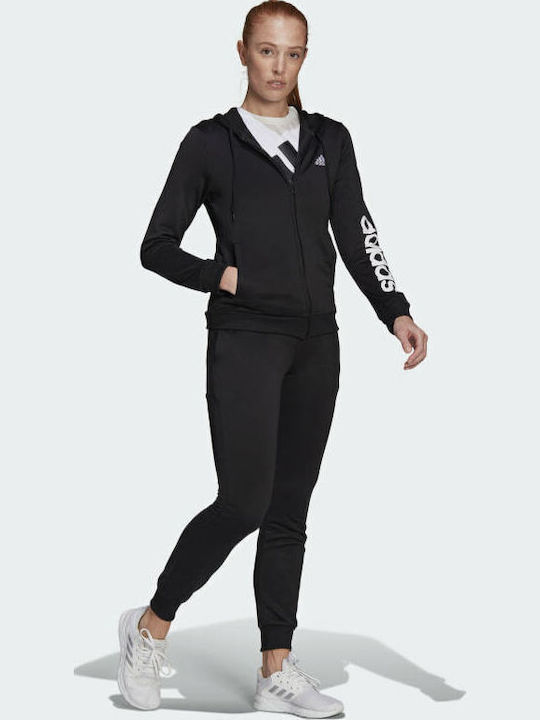 Essentials Logo French Terry Set de Trening Negru