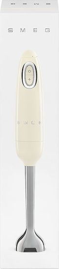 Smeg 50er Stil Handmixer mit Edelstahlstab 700W Beige