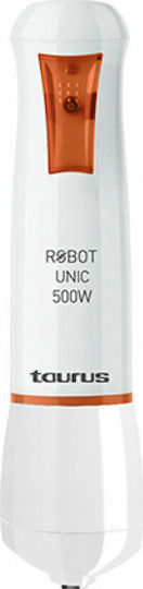 Taurus Robot 500 Inox Ραβδομπλέντερ με Ανοξείδωτη Ράβδο 500W Λευκό