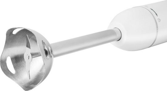 ECG Blender De Mână Cu Tijă Din Inox 400W Alb