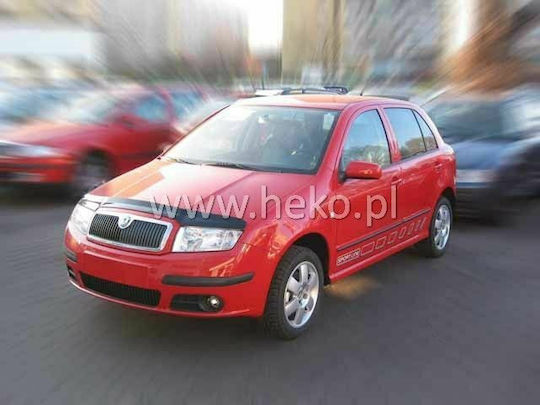 Heko Ανεμοθραύστης Αυτοκινήτου Μπροστινοί Σκούρο Φιμέ για Skoda Fabia 1τμχ