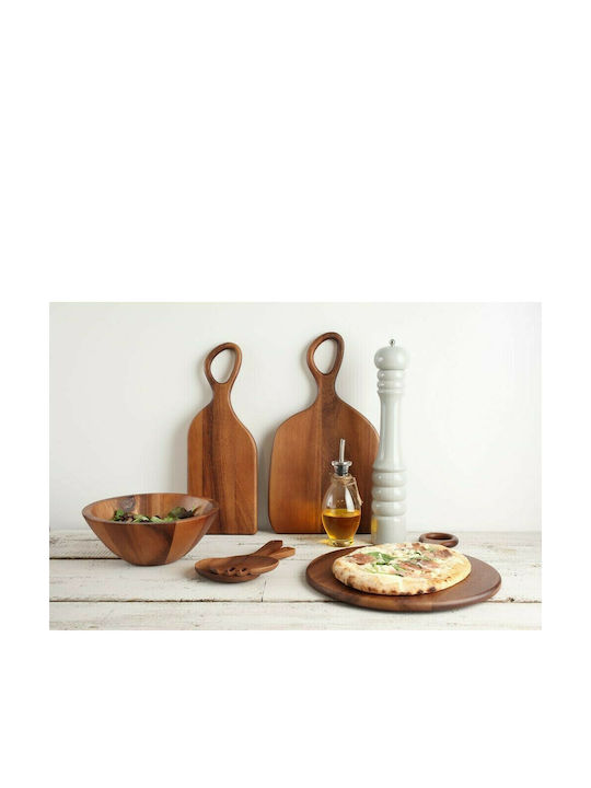 T&G Tuscany Siena Πλατώ Σερβιρίσματος με Χειρολαβή Ξύλινο 41x15εκ.