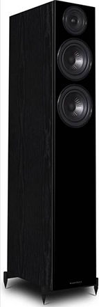 Wharfedale Diamond 12.4 Ζεύγος Ηχείων Hi-Fi Δαπέδου 200W 2.5 Δρόμων Π20xΒ35xΥ110εκ. Μαύρο