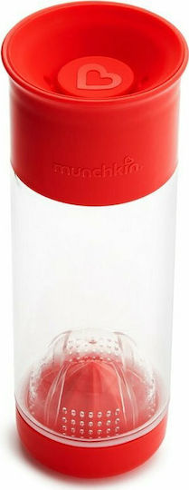 Munchkin Детска Чаша Miracle Fruit Infuser От Червена Пластмаса 590мл За 12м+