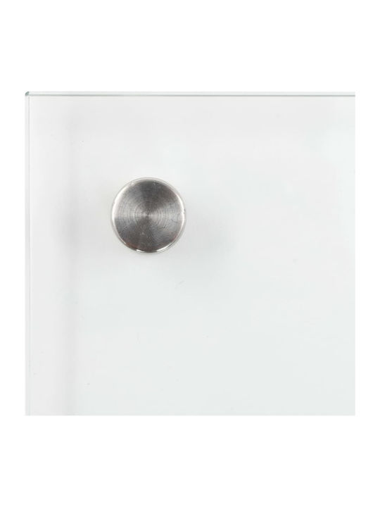 vidaXL Rectangular Back Made of Glass in Transparent Color 70x40cm 249466